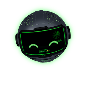 El robot saludando